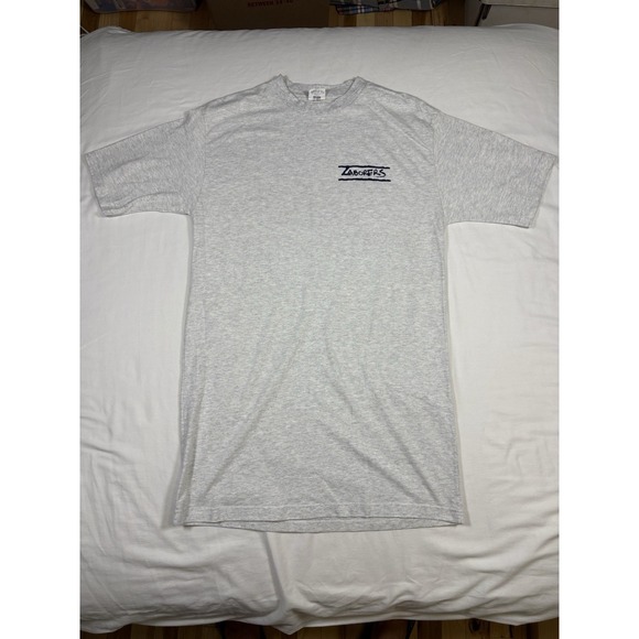 Line Other - Vtg 2003 LIUNA Laborers Union 100th Anniversary T Shirt Large Gray Union Line
